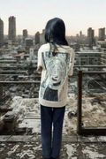 Never Again Club Narc Too Aware Oversized Tee [Beige]