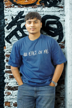 Never Again Club Narc All Eyes Oversized Tee [Blue]