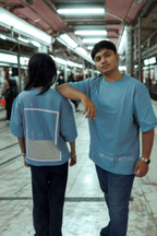 Never Again Club Muted Break Oversized Tee [Teal]