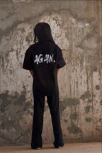 Never Again Club Duality Oversized Tee [Black]