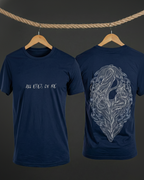 Never Again Club Narc All Eyes Oversized Tee [blue]