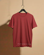 Never Again Club Muted Collapse Oversized Tee [Red]