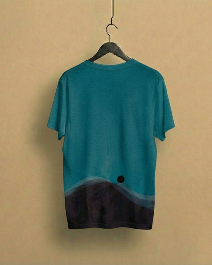 Never Again Club Muted Present Oversized Tee [Blue]