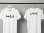 Never Again Club Duality Alternate Oversized Tee [white]