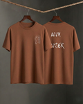 Never Again Club Narc Look Closer Oversized Tee [brown]