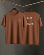 Never Again Club Narc Look Closer Oversized Tee [brown]