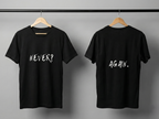 Never Again Club Duality Oversized Tee [black]
