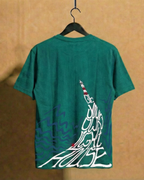 Never Again Club Muted Collapse Oversized Tee [Teal]