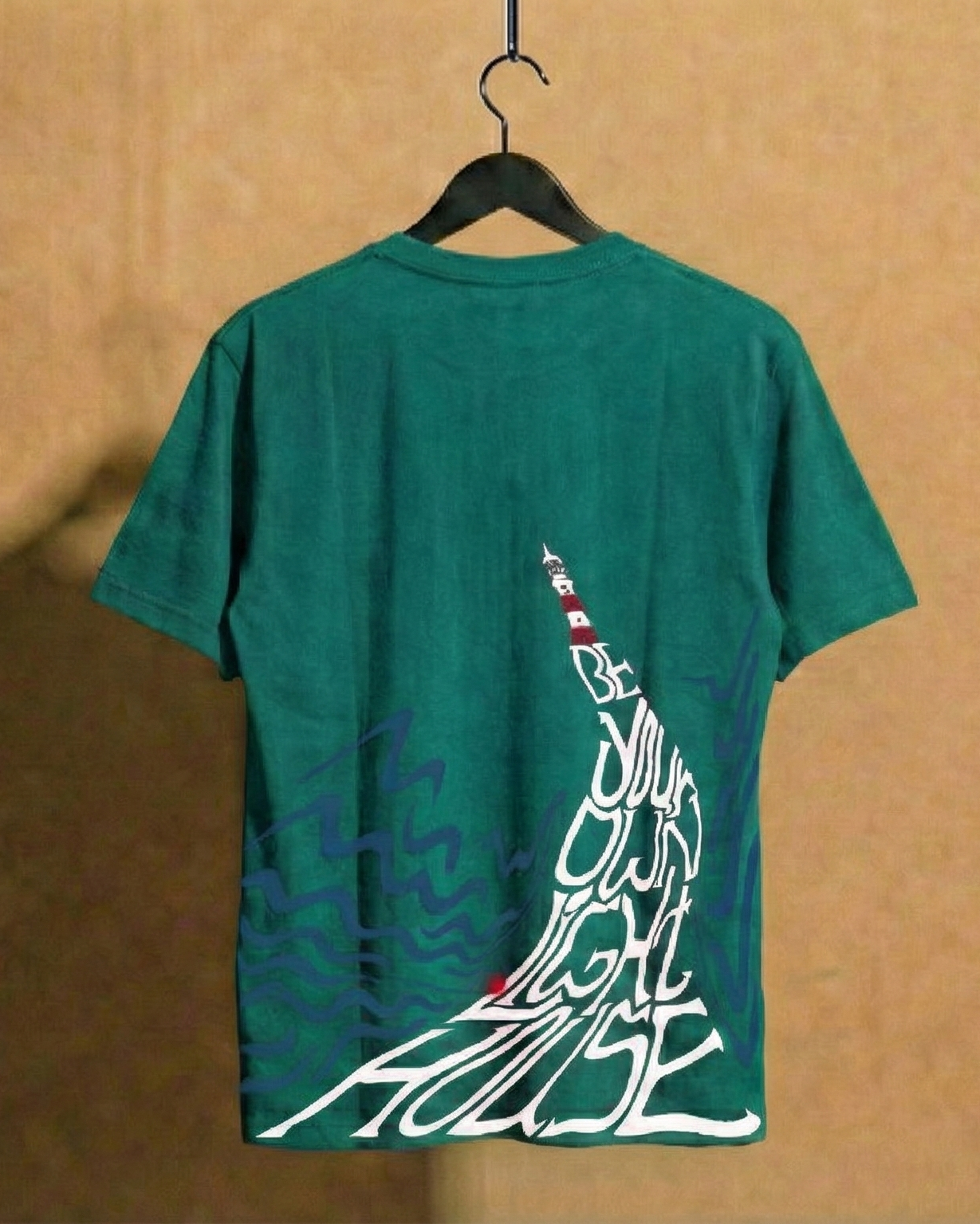 Never Again Club Muted Collapse Oversized Tee [Teal]