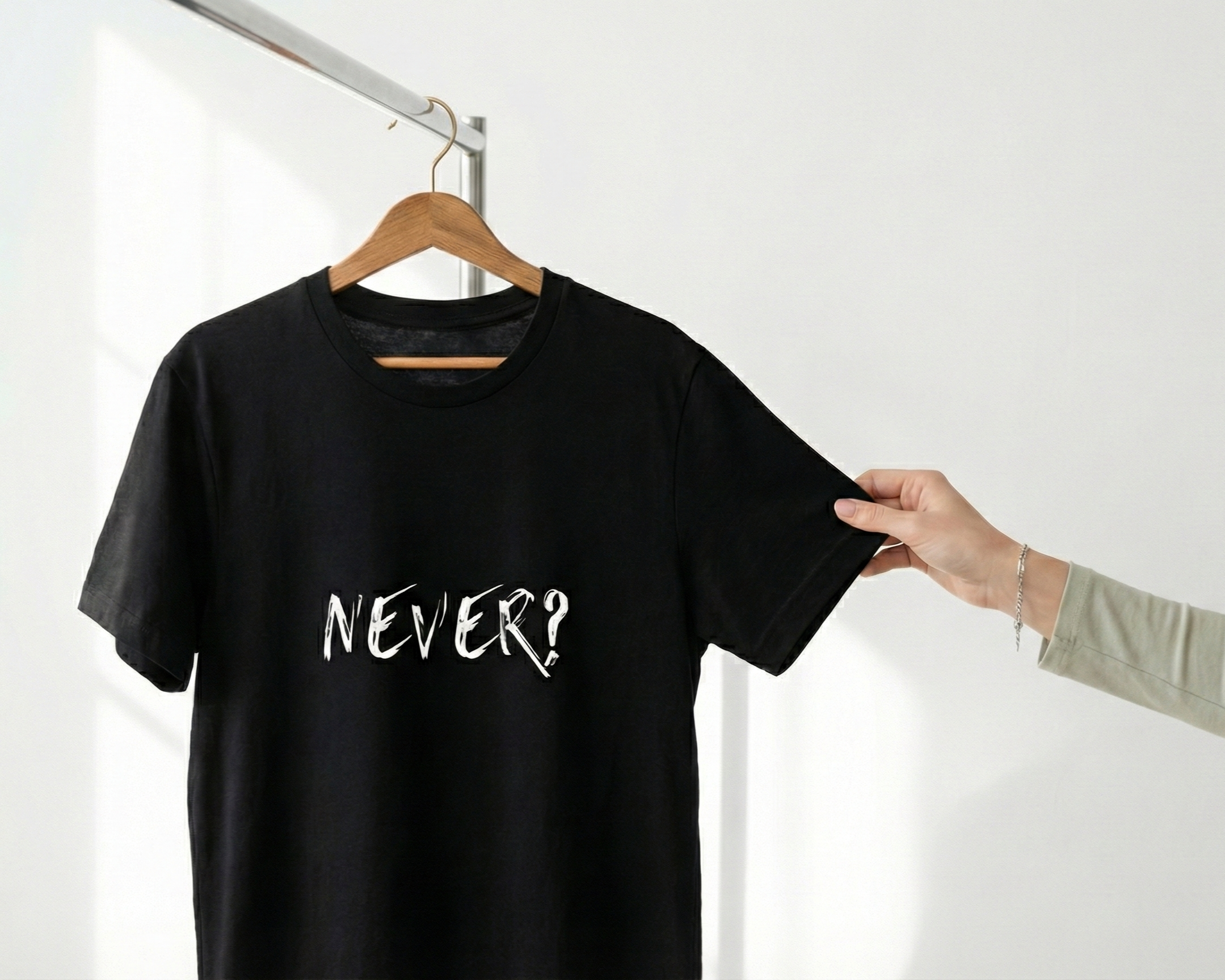 Never Again Club Duality Oversized Tee [black]