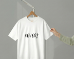 Never Again Club Duality Oversized Tee [white]