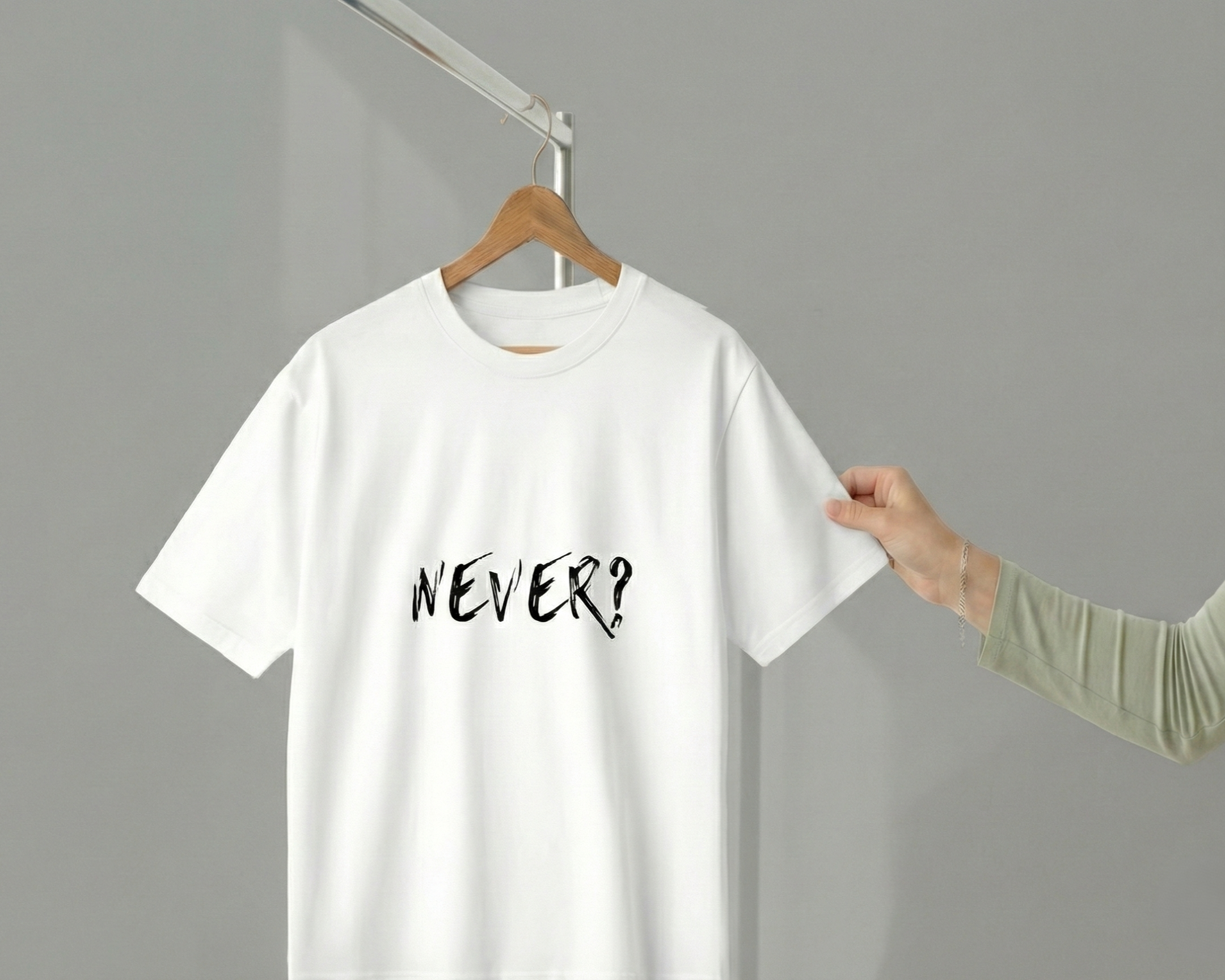 Never Again Club Duality Oversized Tee [white]