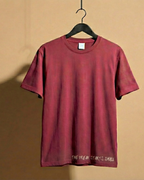 Never Again Club Muted Break Oversized Tee [Red]