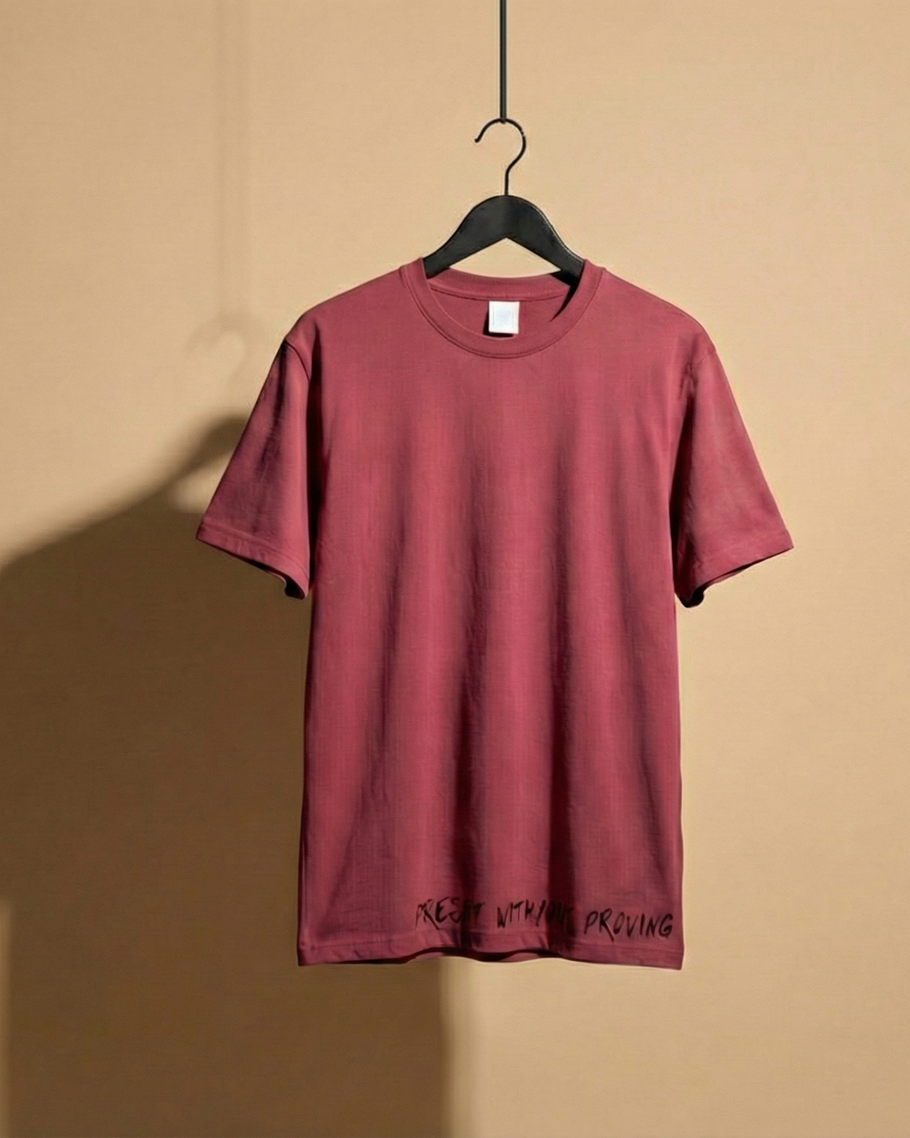 Never Again Club Muted Present Oversized Tee [Dusty Rose]
