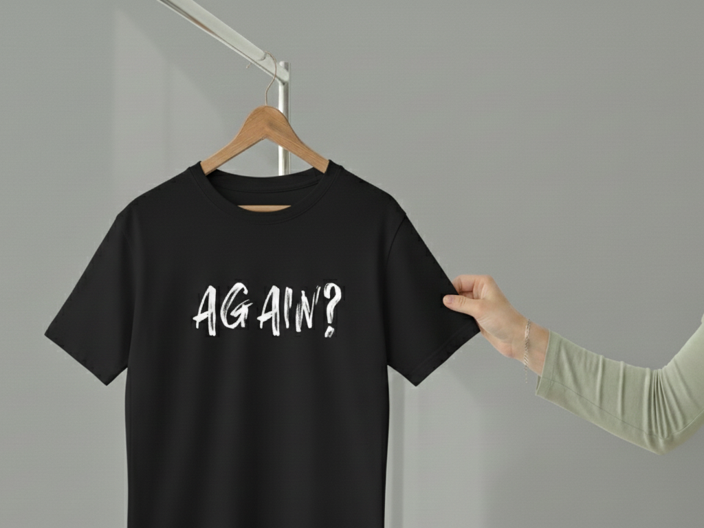 Never Again Club Duality Alternate Oversized Tee [black]