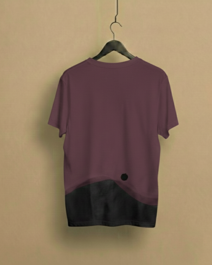 Never Again Club Muted Present Oversized Tee [Violet]
