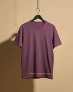 Never Again Club Muted Collapse Oversized Tee [Violet]