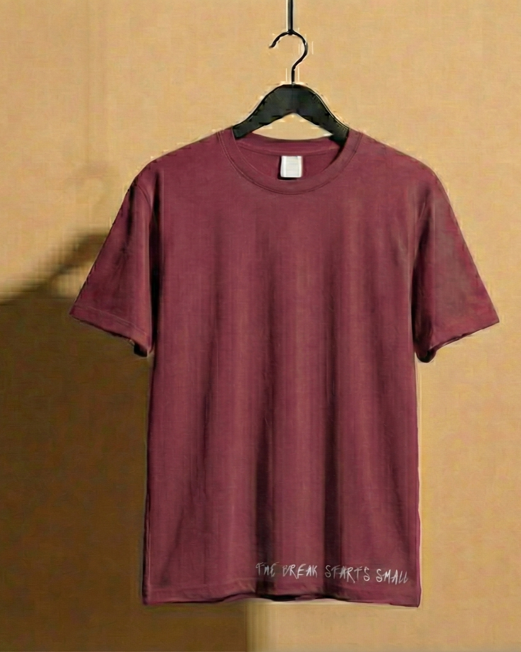 Never Again Club Muted Break Oversized Tee [Dusty Rose]