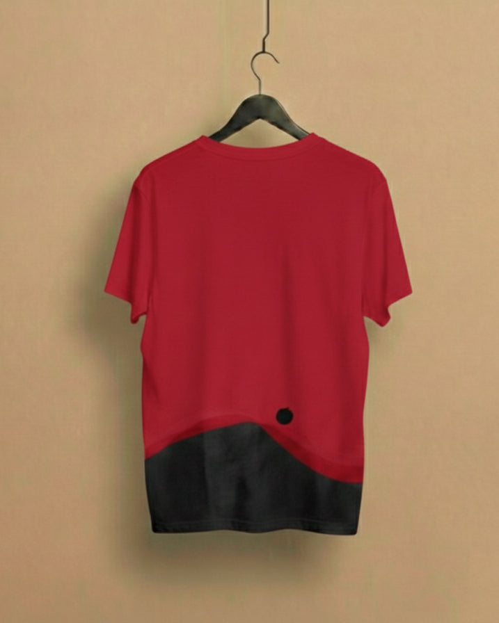 Never Again Club Muted Present Oversized Tee [Red]