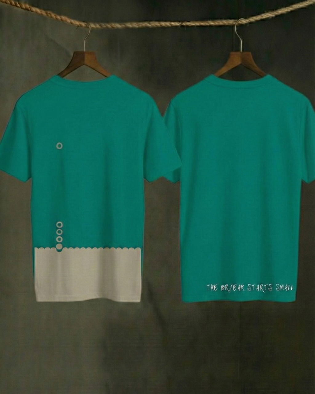 Never Again Club Muted Break Oversized Tee [Teal]