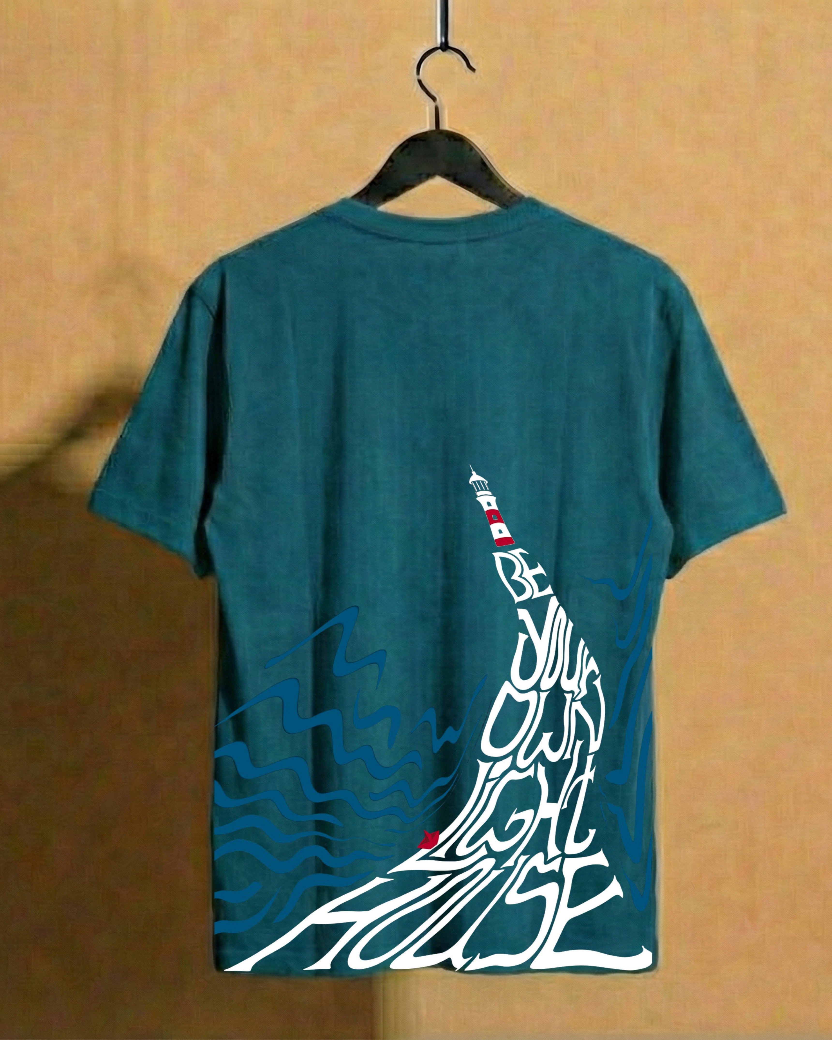 Never Again Club Muted Collapse Oversized Tee [Blue]