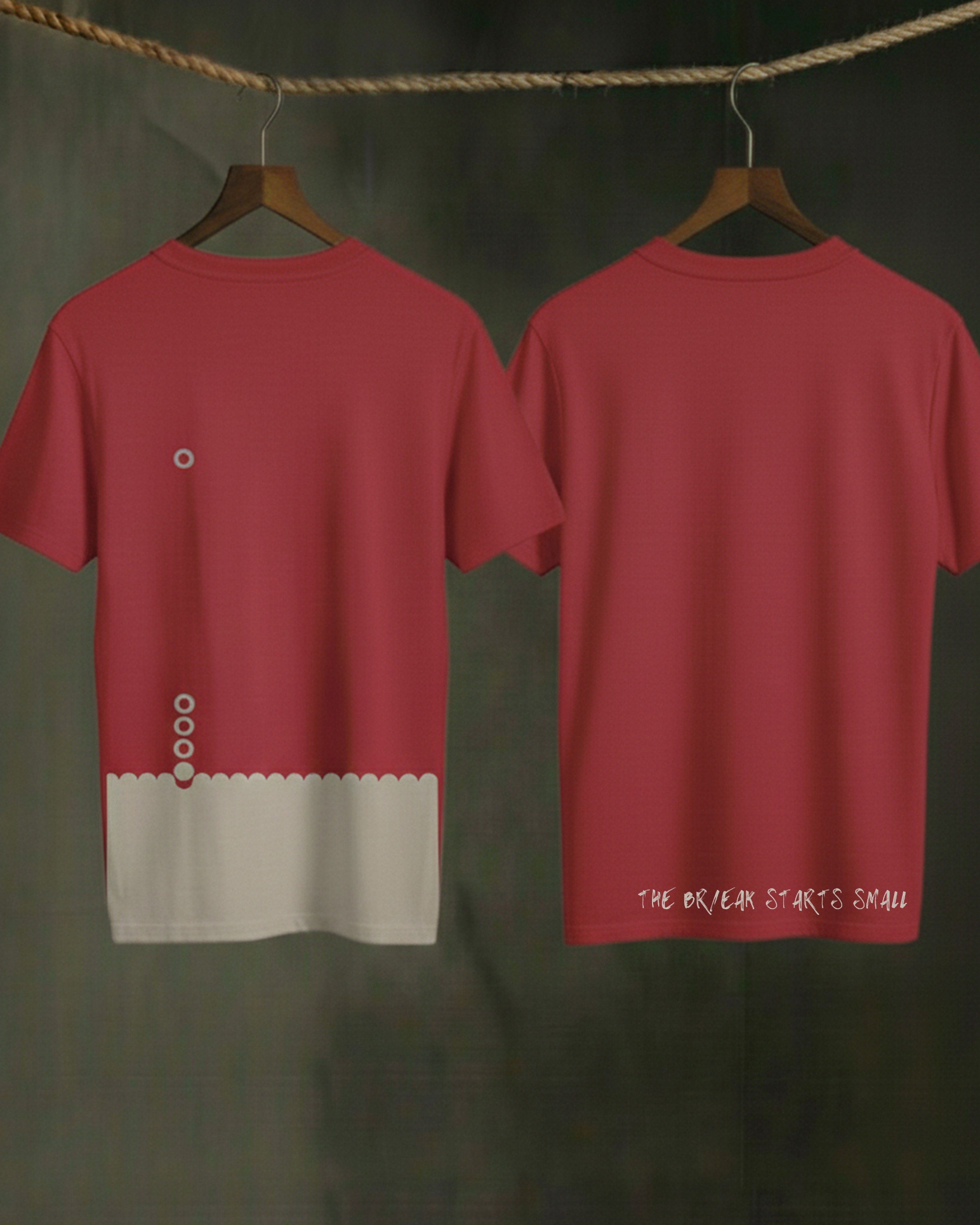 Never Again Club Muted Break Oversized Tee [Red]