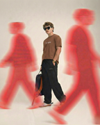 Never Again Club Narc Too Aware Oversized Tee [brown]