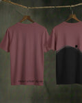 Never Again Club Muted Present Oversized Tee [Dusty Rose]