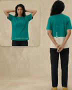 Never Again Club Muted Break Oversized Tee [Teal]