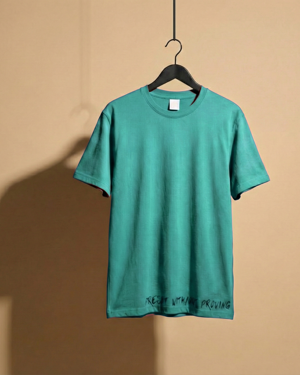 Never Again Club Muted Present Oversized Tee [Teal]